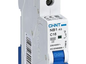 Chint NB1-63 Модулен автоматичен прекъсвач 1P C6A 6kA